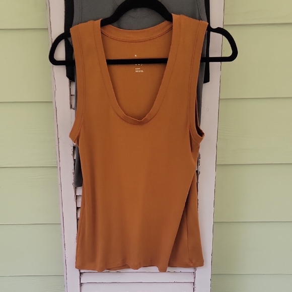 💗 a new day Women's Sleeveless Tank Tops - Black, Gray, Brown, Red, White M/L - Picture 5 of 8